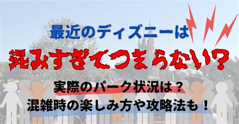 ディズニー 混み すぎ つまらない